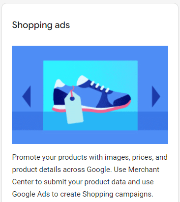 Google Merchant Center Shopping ads program
